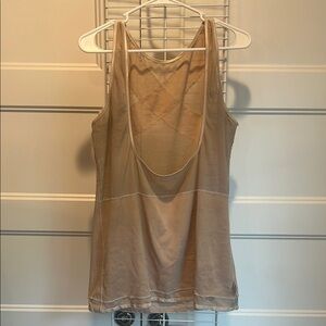 Women's Tan Sleeveless Top